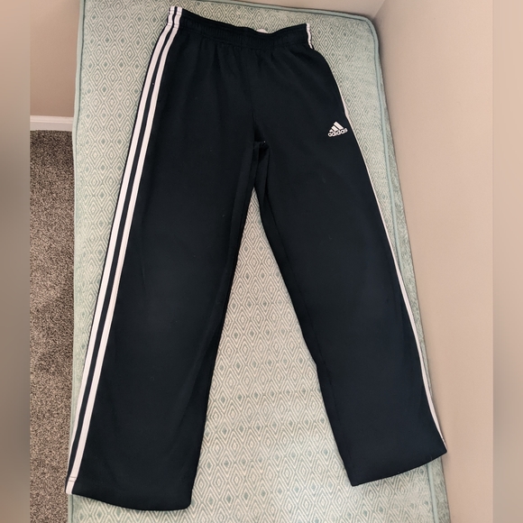 Adidas Black Track Pants - Picture 1 of 8